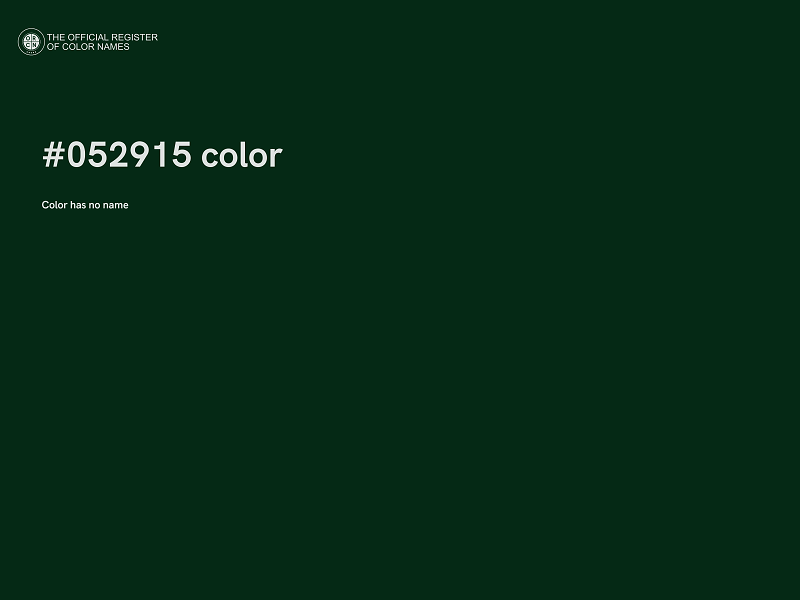 #052915 color image