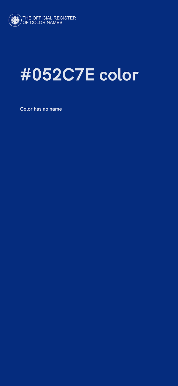 #052C7E color image