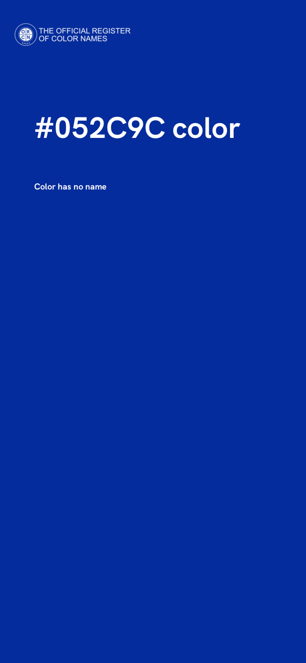 #052C9C color image
