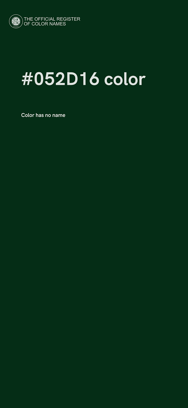 #052D16 color image