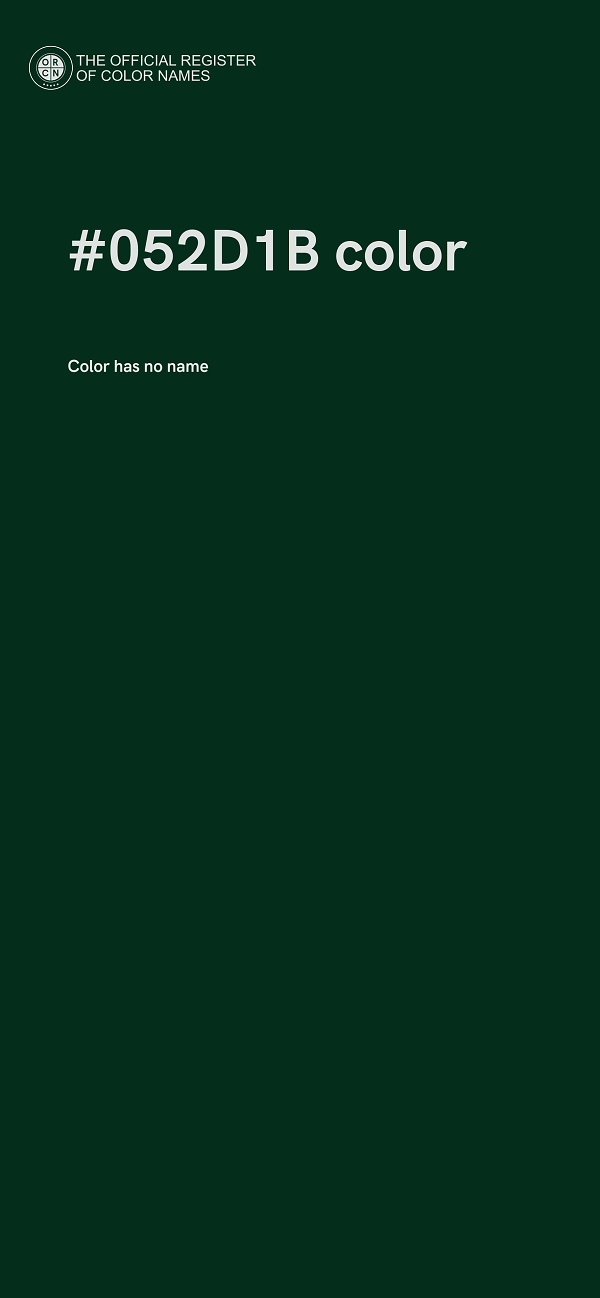 #052D1B color image