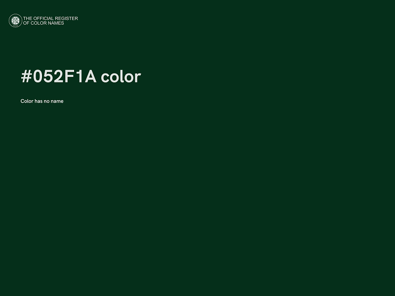 #052F1A color image