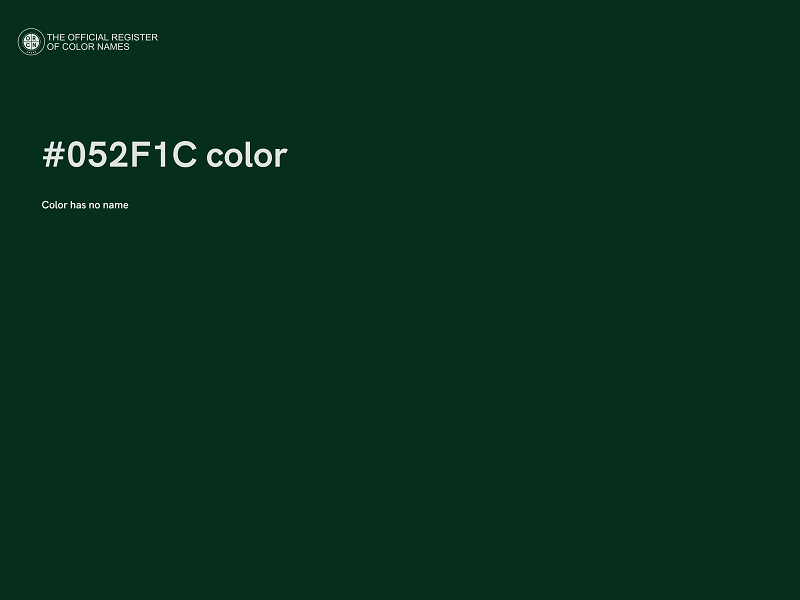 #052F1C color image