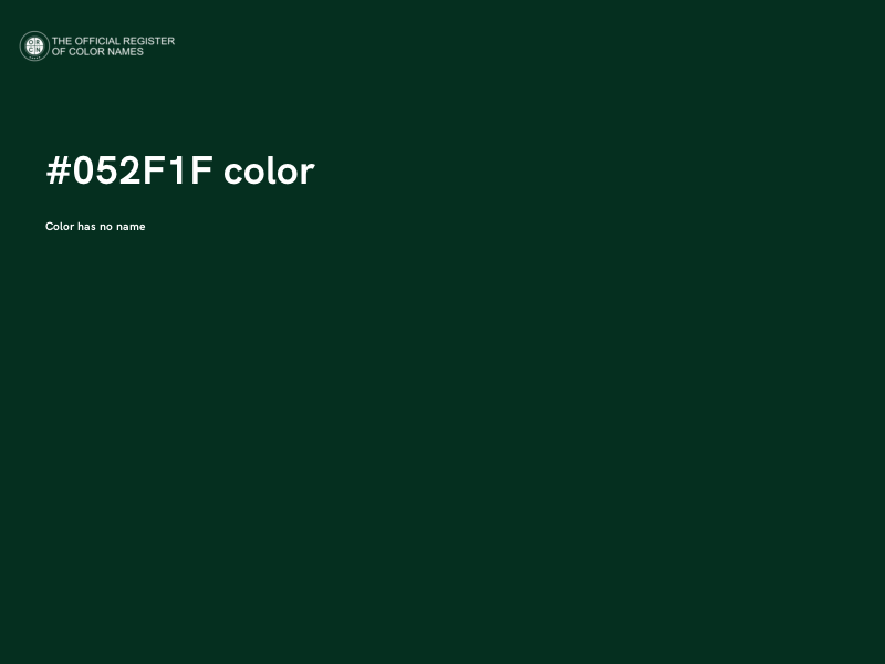 #052F1F color image