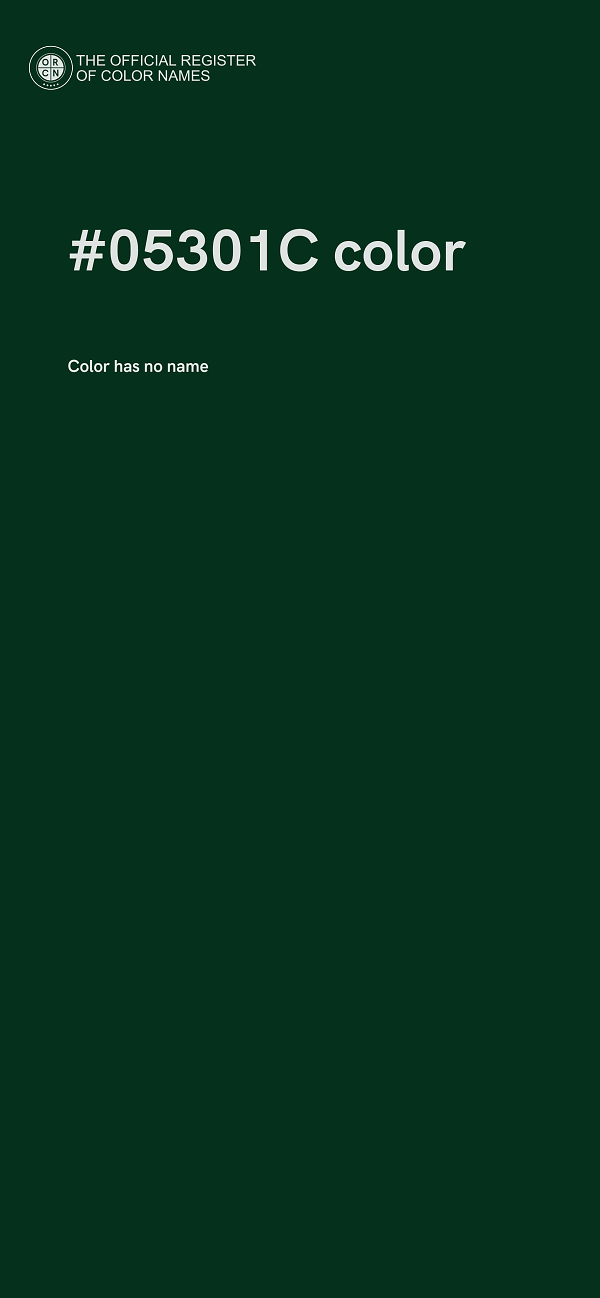 #05301C color image