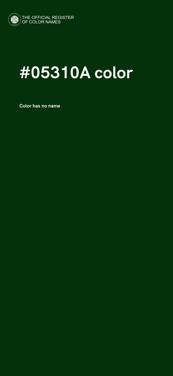#05310A color image