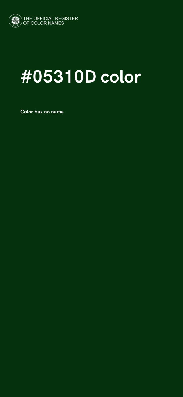 #05310D color image