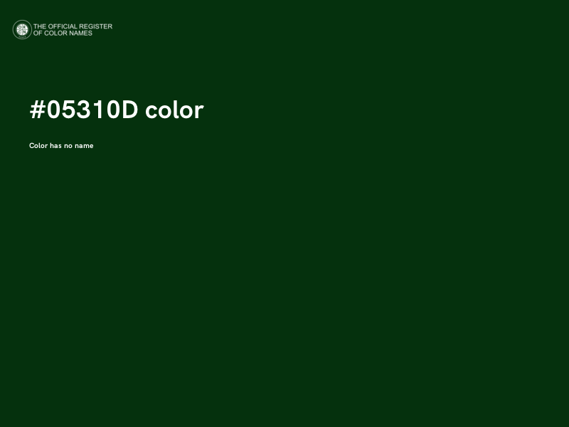 #05310D color image