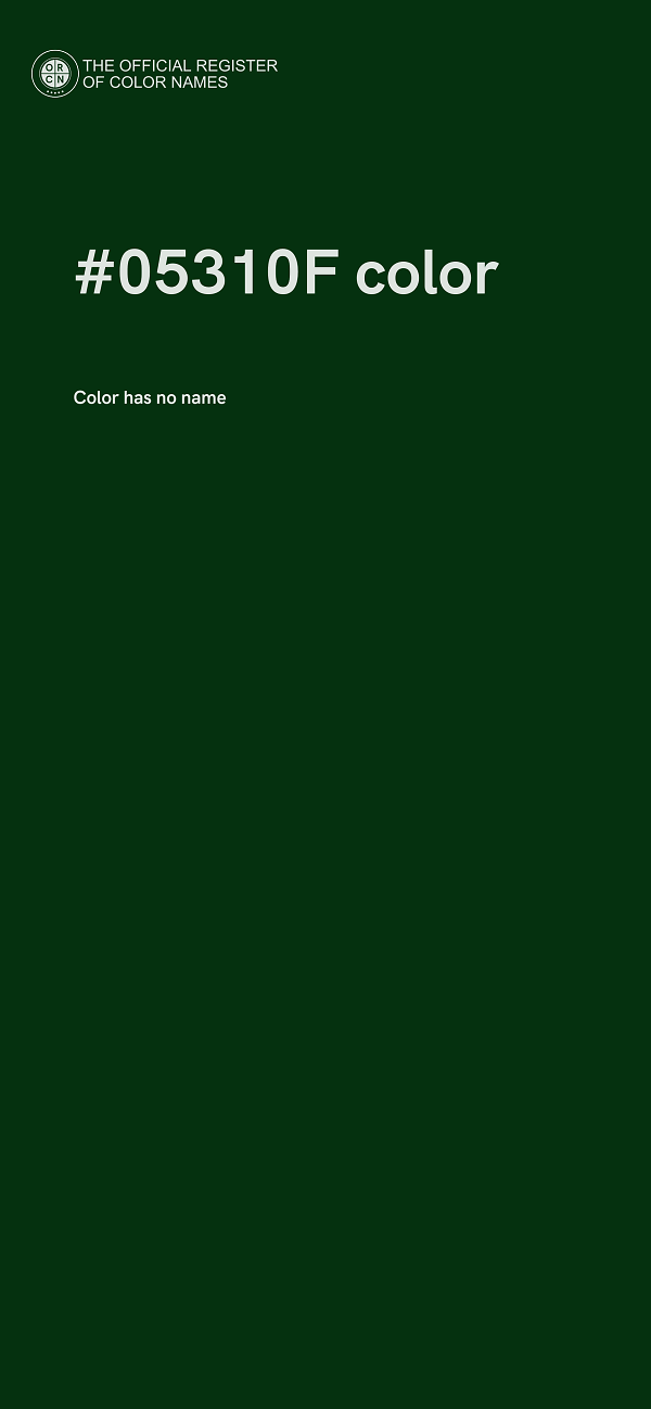 #05310F color image
