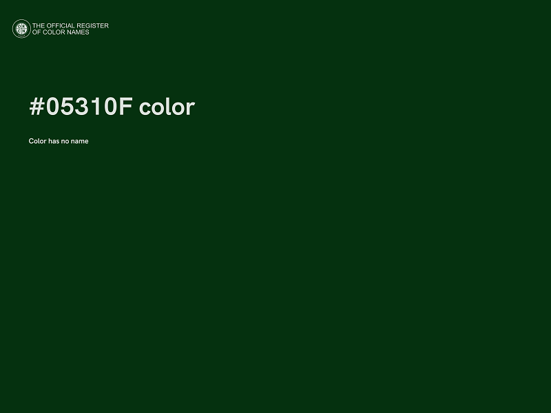 #05310F color image