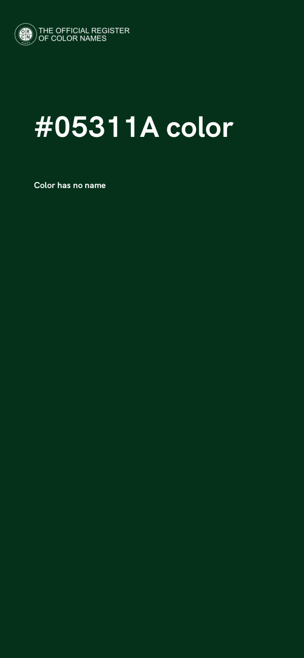 #05311A color image