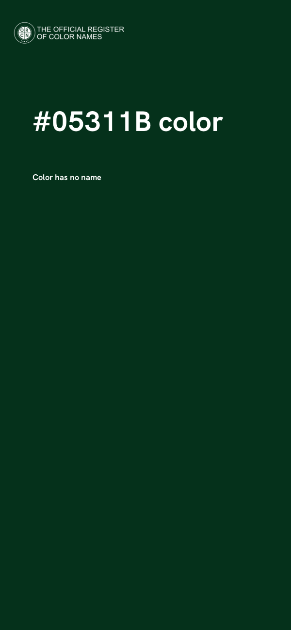 #05311B color image