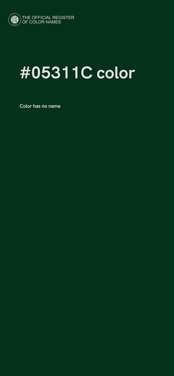 #05311C color image