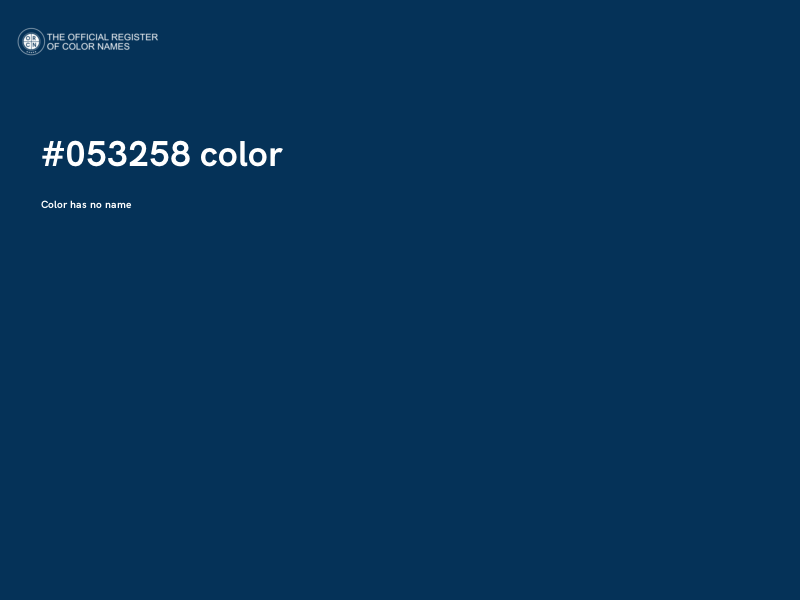 #053258 color image