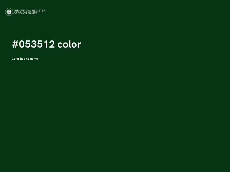#053512 color image