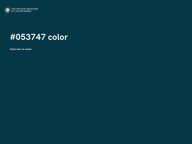 #053747 color image