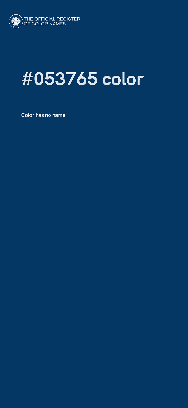 #053765 color image