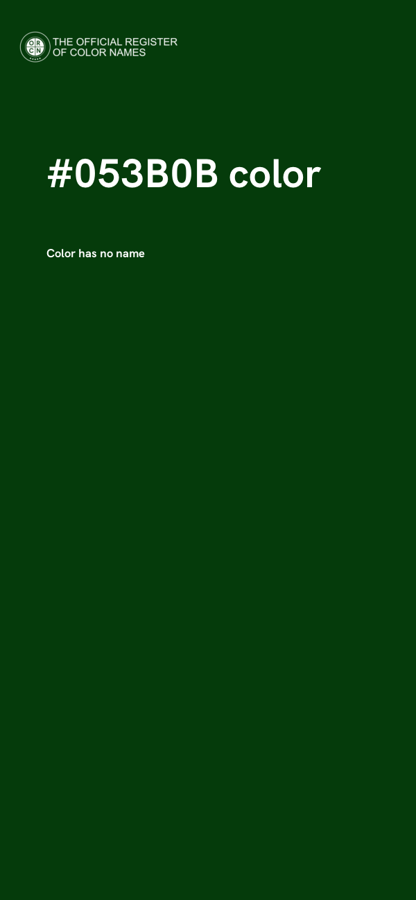 #053B0B color image