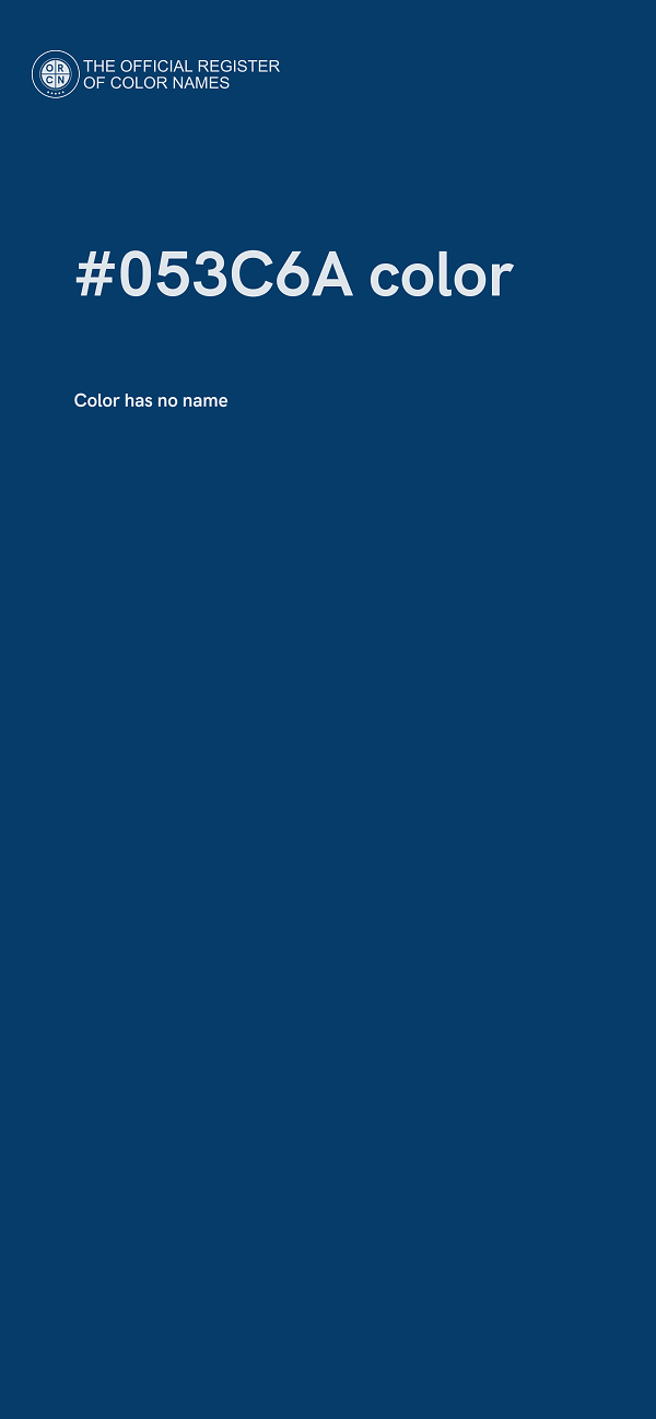 #053C6A color image