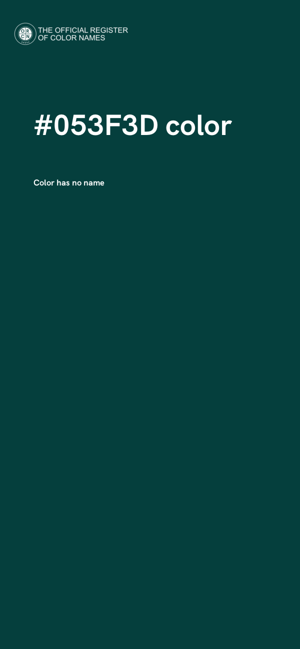 #053F3D color image
