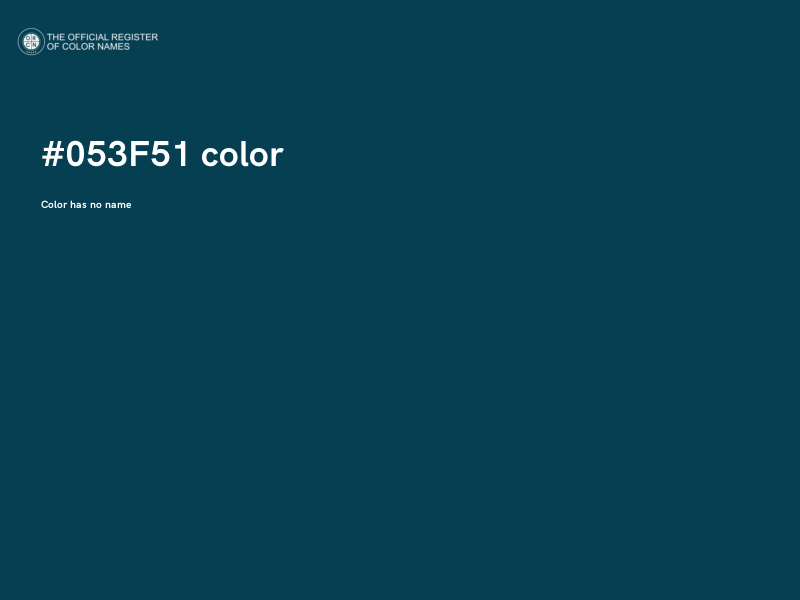 #053F51 color image