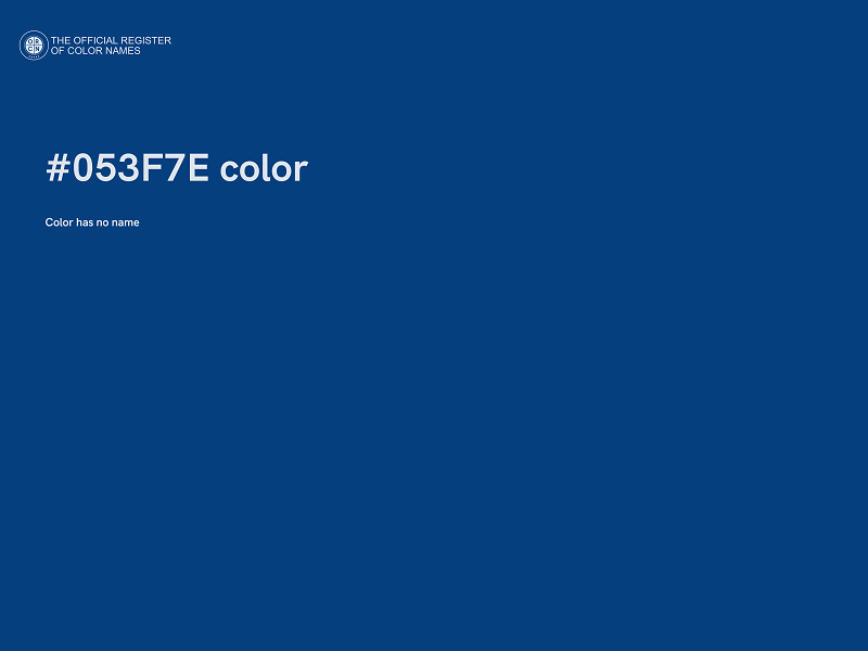 #053F7E color image