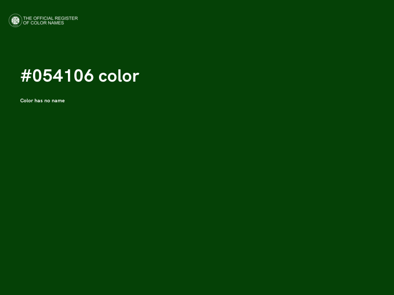 #054106 color image