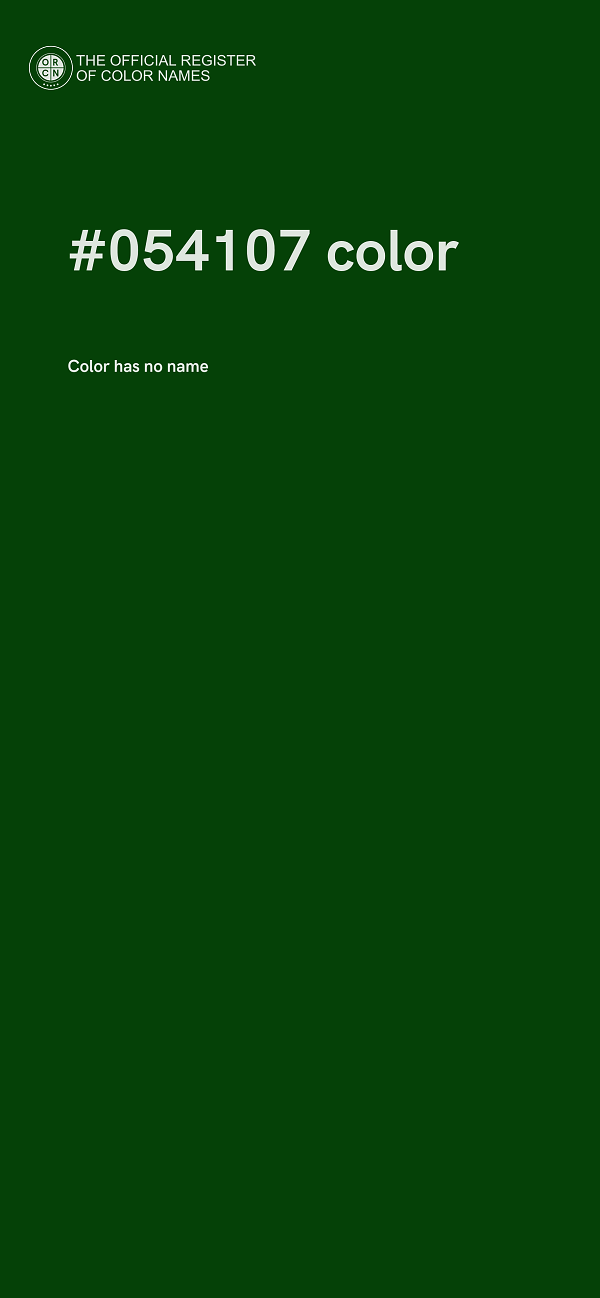 #054107 color image