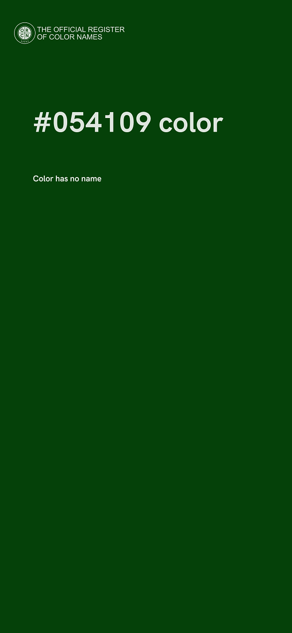 #054109 color image