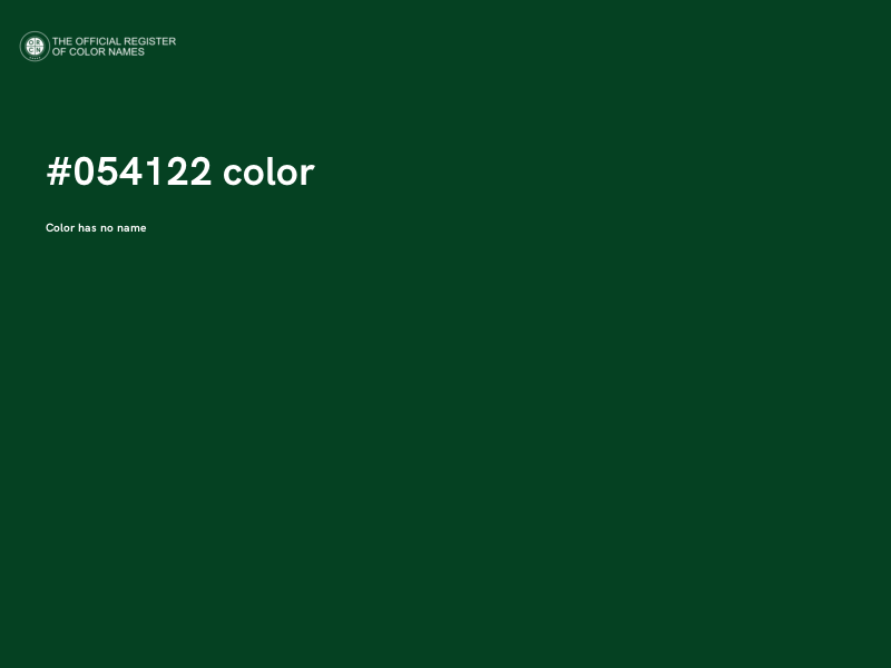 #054122 color image