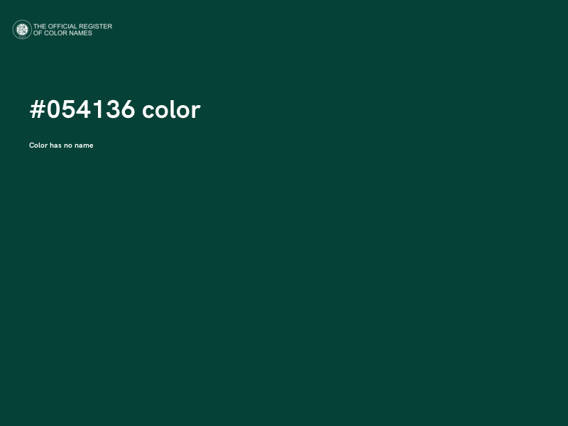 #054136 color image
