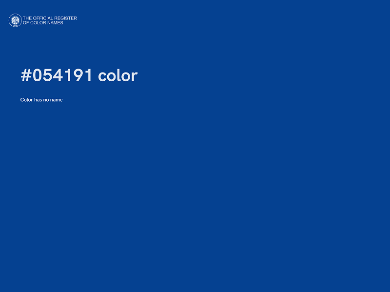 #054191 color image