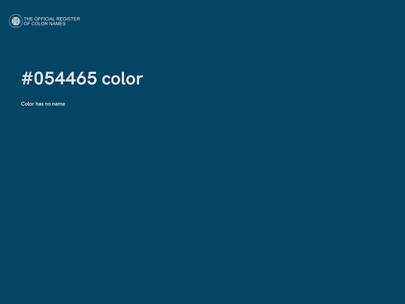 #054465 color image