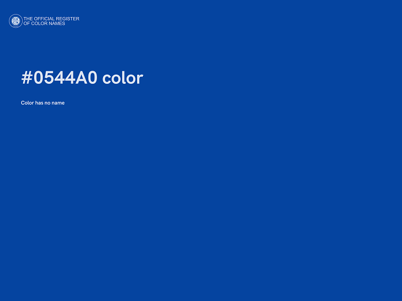 #0544A0 color image