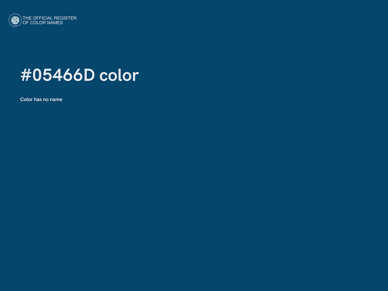 #05466D color image