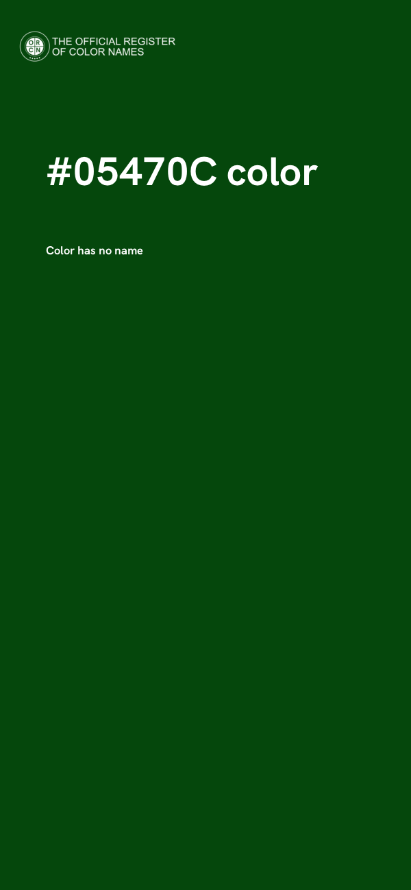 #05470C color image