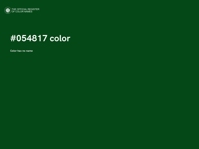 #054817 color image