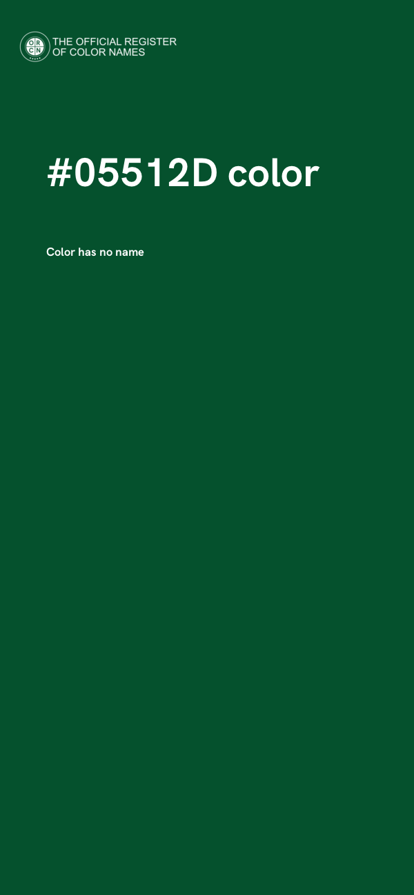#05512D color image