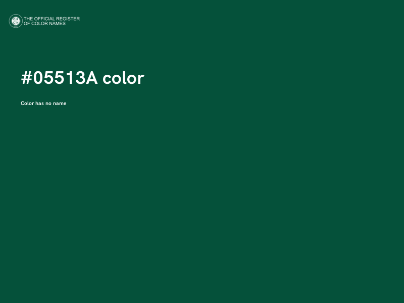#05513A color image