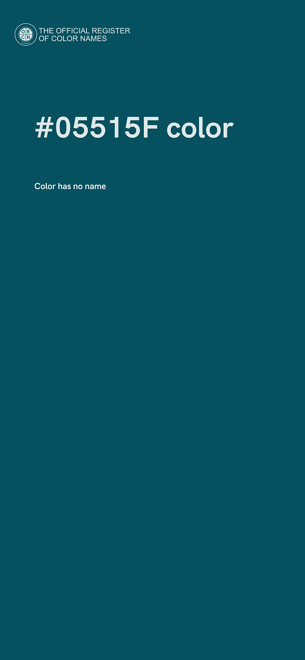 #05515F color image