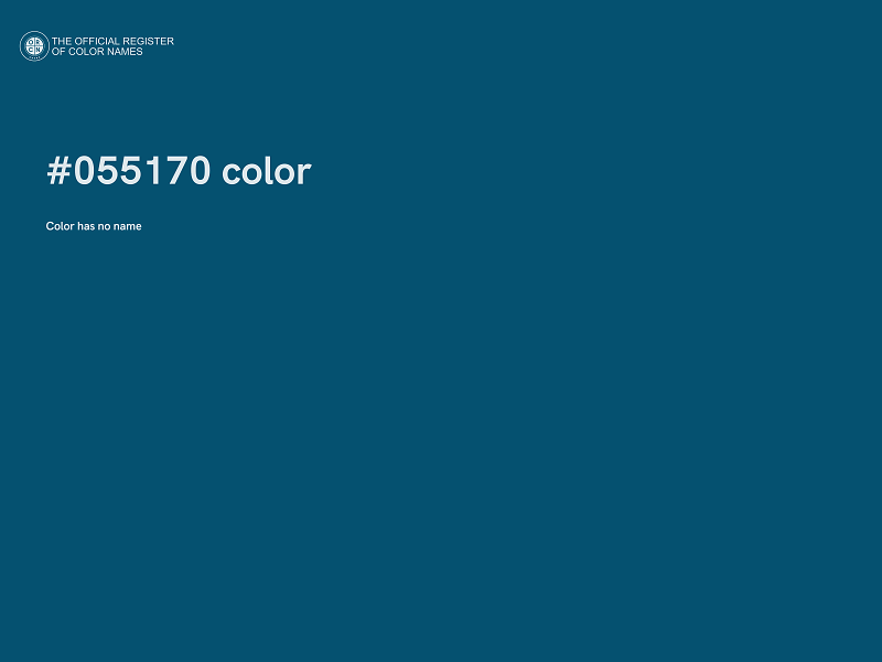#055170 color image