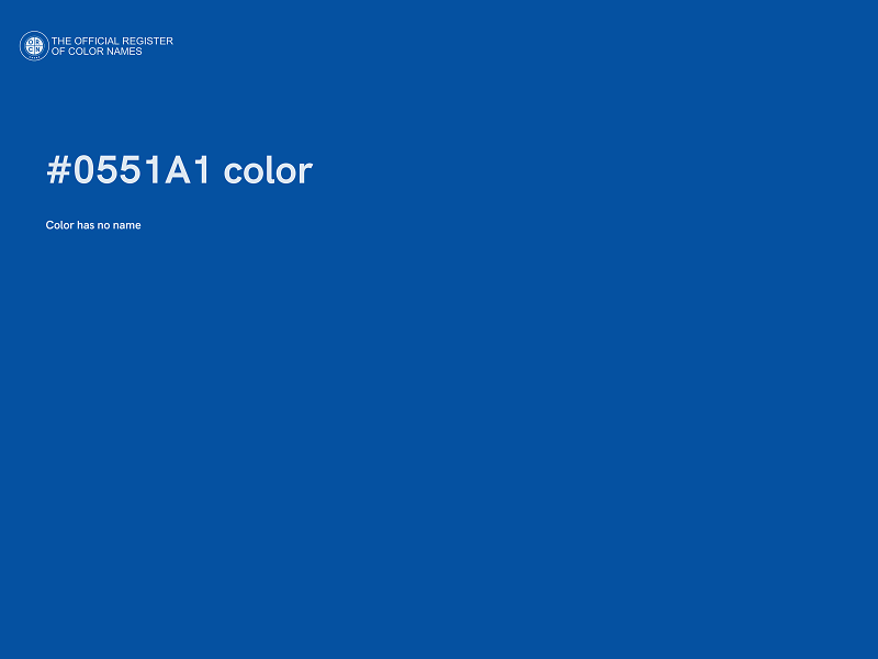 #0551A1 color image