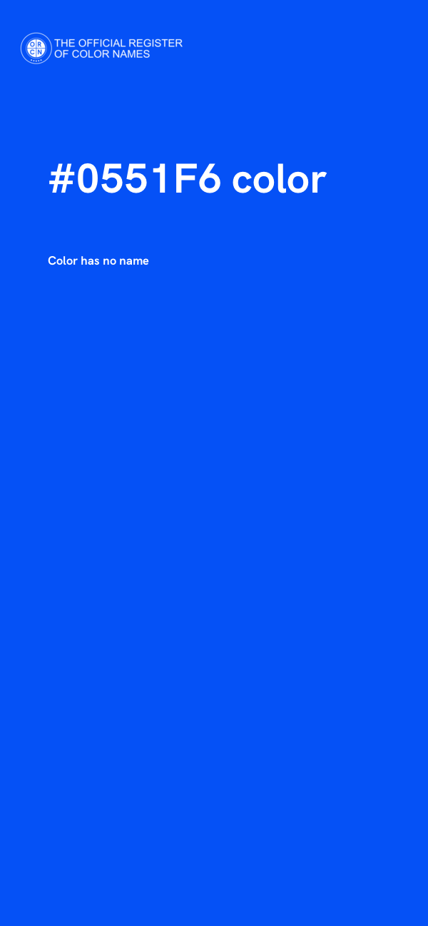 #0551F6 color image