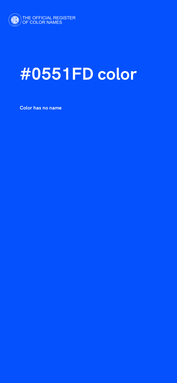 #0551FD color image