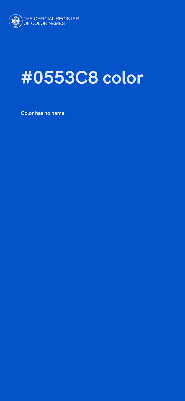 #0553C8 color image