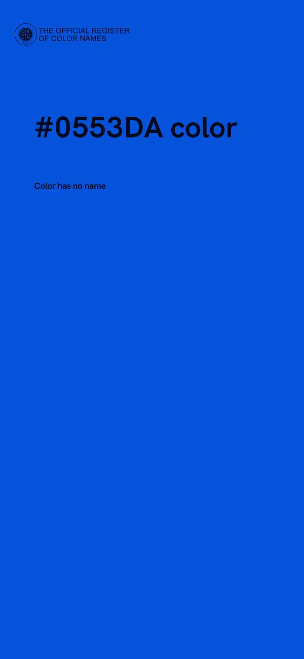 #0553DA color image