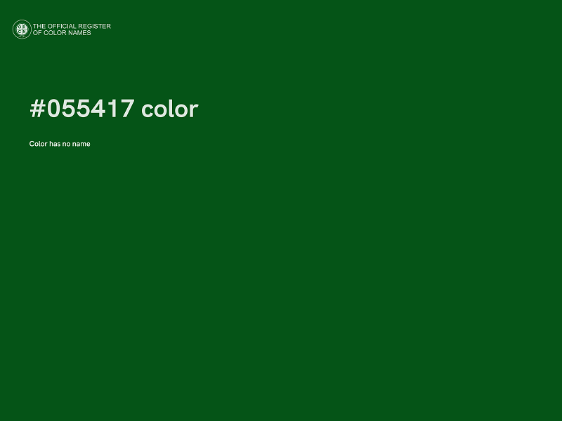 #055417 color image