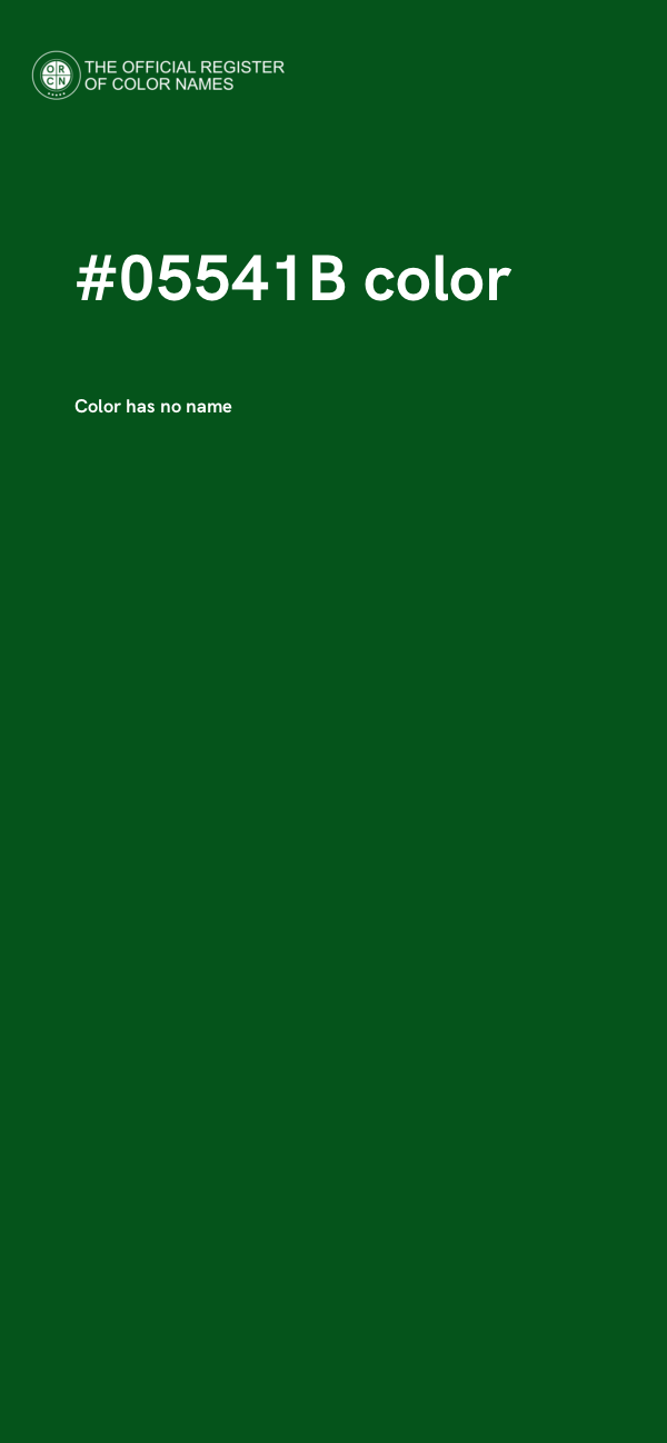 #05541B color image