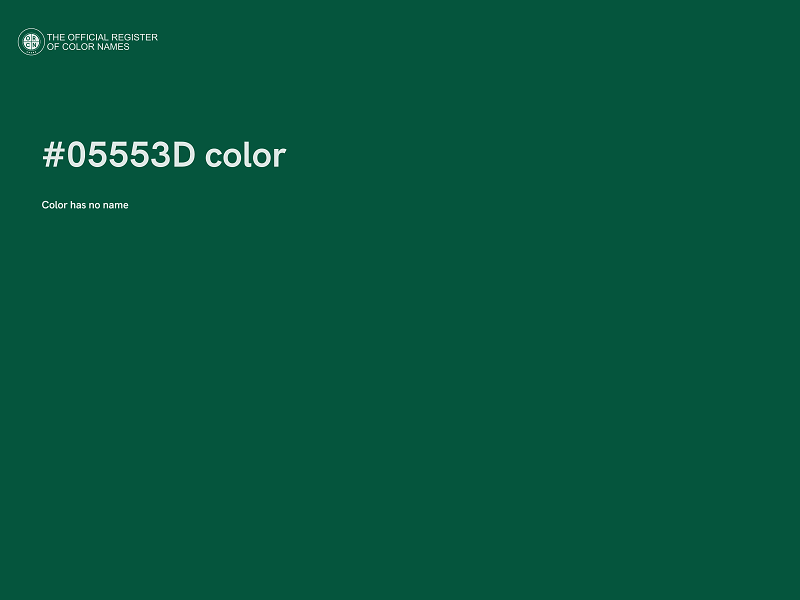 #05553D color image