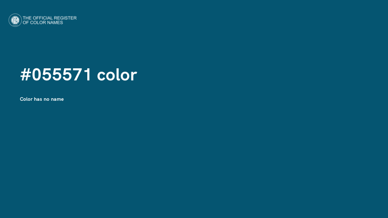 #055571 color image